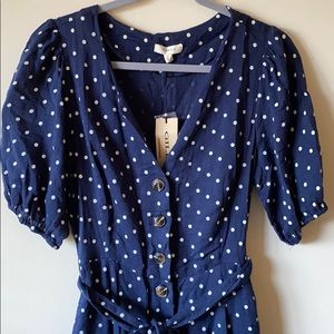 Polka Dot Pant Romper